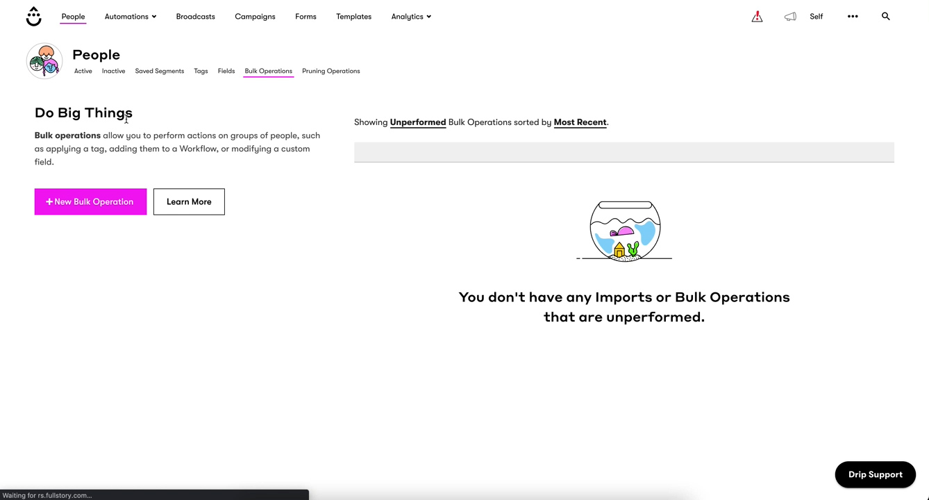 Drip UI, UX Design SaaS Application Design saas ui